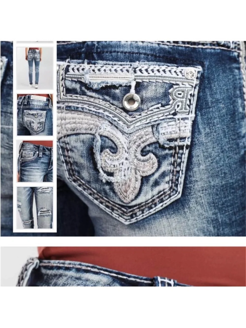 Rock revival jeans size 30 Kaylla skinny rare hard to find discontinued 💗